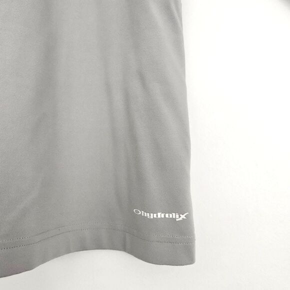 OAKLEY Logo Gray Black 1/4 Zip Athletic Pullover Shirt Mens Size Small - Picture 8 of 11